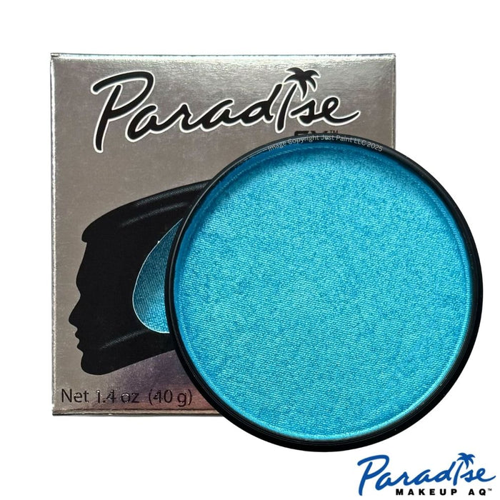 Paradise Face Paint By Mehron - Brilliant Blue Bebe ( Metallic Light Blue ) 40gr