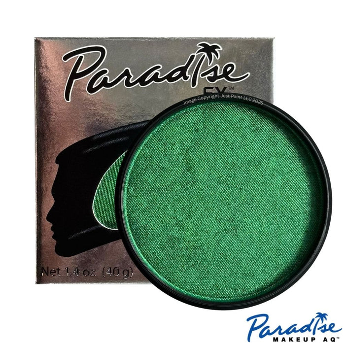 Paradise Face Paint By Mehron - Brilliant Vert Bouteille ( Metallic Green )40gr
