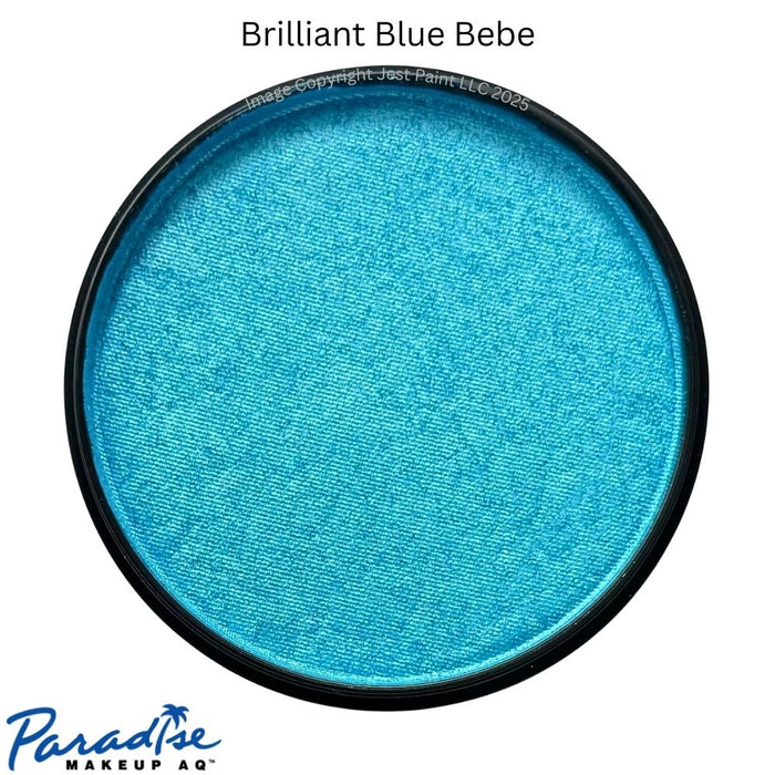 Paradise Face Paint By Mehron - Brilliant Blue Bebe ( Metallic Light Blue ) 40gr