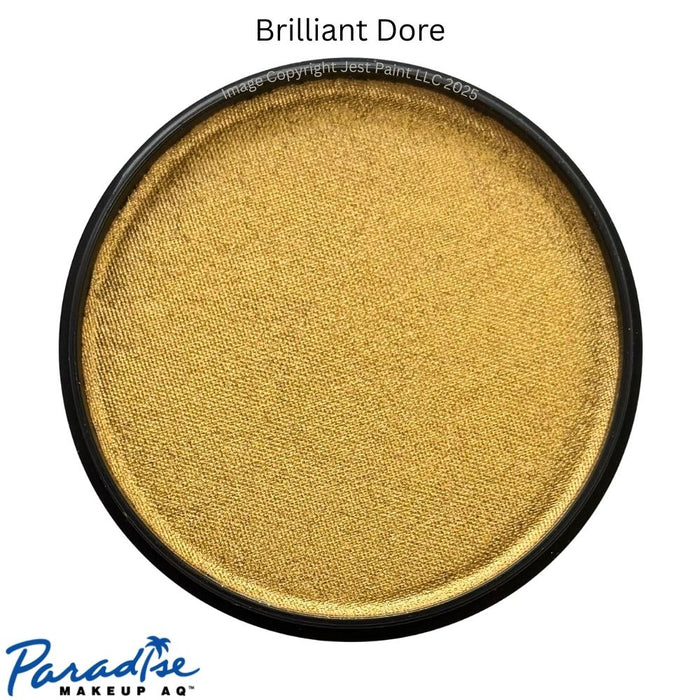 Paradise Face Paint By Mehron - Brilliant Dore ( Metallic Gold ) 40gr