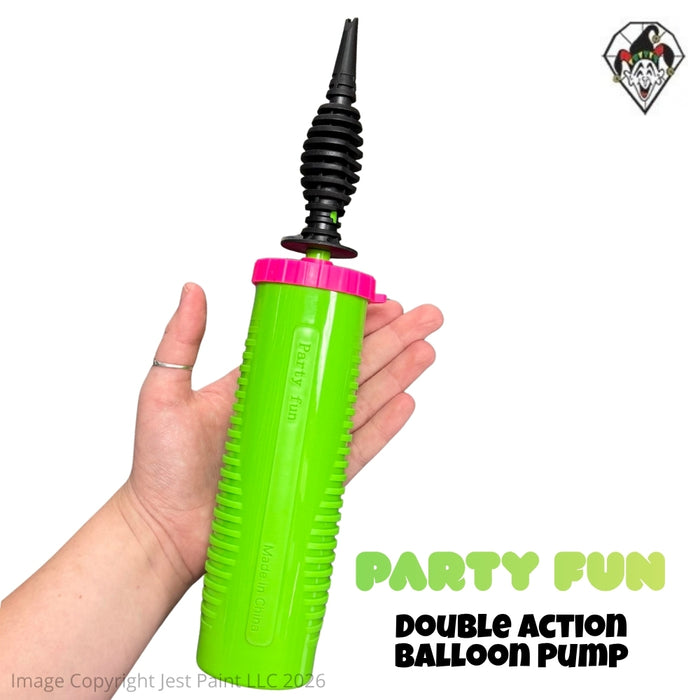 Party Fun | Double Action Balloon Pump - GREEN