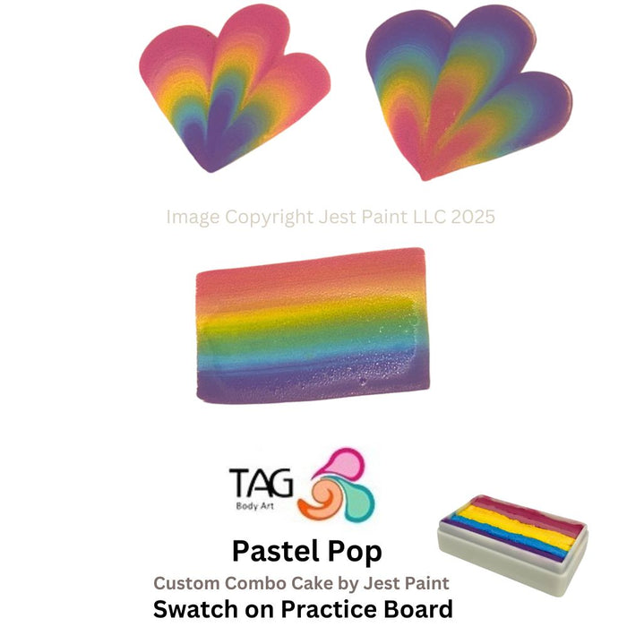 TAG Face Paint |  1 Stroke - EXCL Pastel Pop Rainbow  #29 -  DISCONTINUED