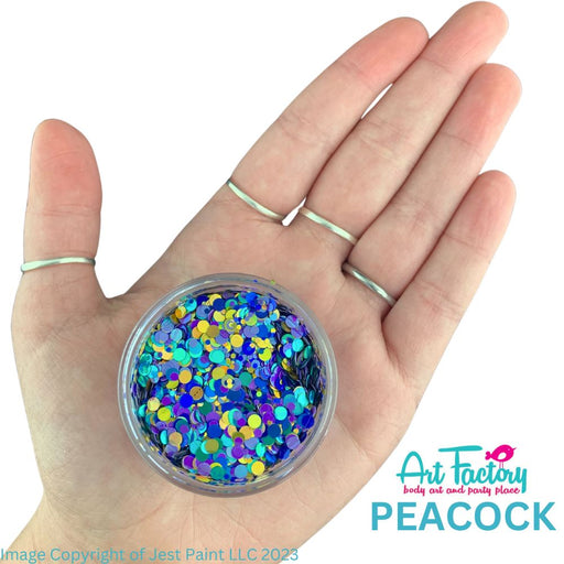 Art Factory | Loose Chunky Glitter - Peacock (30ml jar)