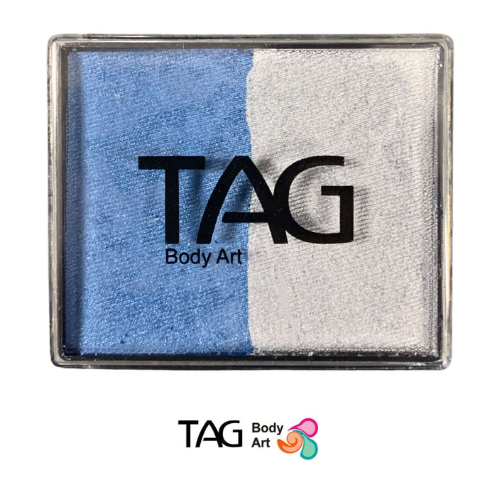TAG Face Paint Split - Pearl Blue and Pearl Silver 50gr #0