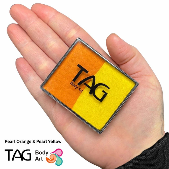 TAG Face Paint Split - Pearl Orange and Pearl Yellow 50gr #12