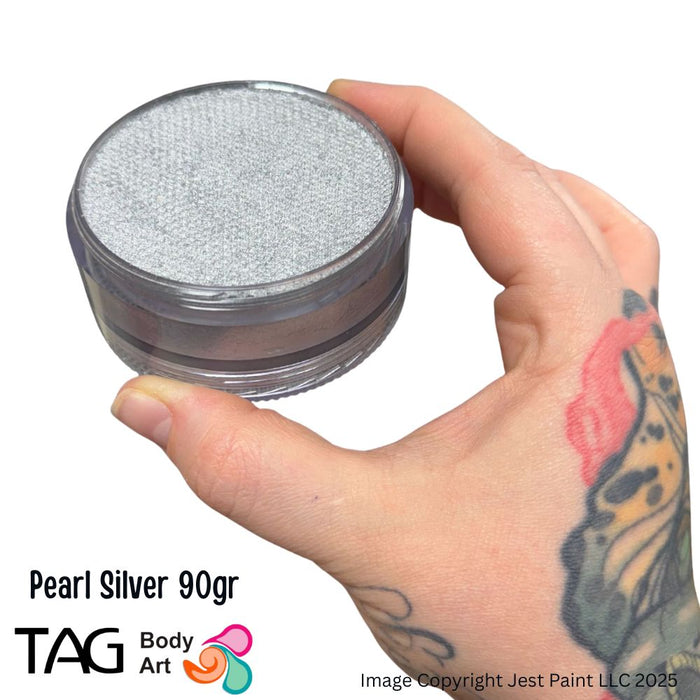 TAG Silver Face Paint - Pearl Silver 90gr