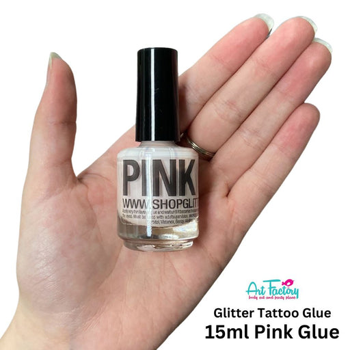 Art Factory - Glitter Tattoo Glue - Pink Glue - 15ml Bottle  #8