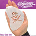 Art Factory - Boomerang Face Painting Stencil - Pirate Skull (B064)