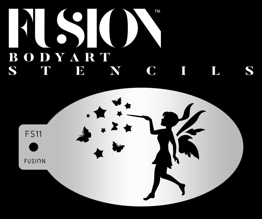 Fusion Body Art | Face Painting Stencil - Pixie Fairy FS11