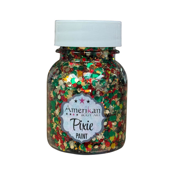 Pixie Paint Face Paint Glitter Gel  - Here Comes Santa Claus -  Small 1oz