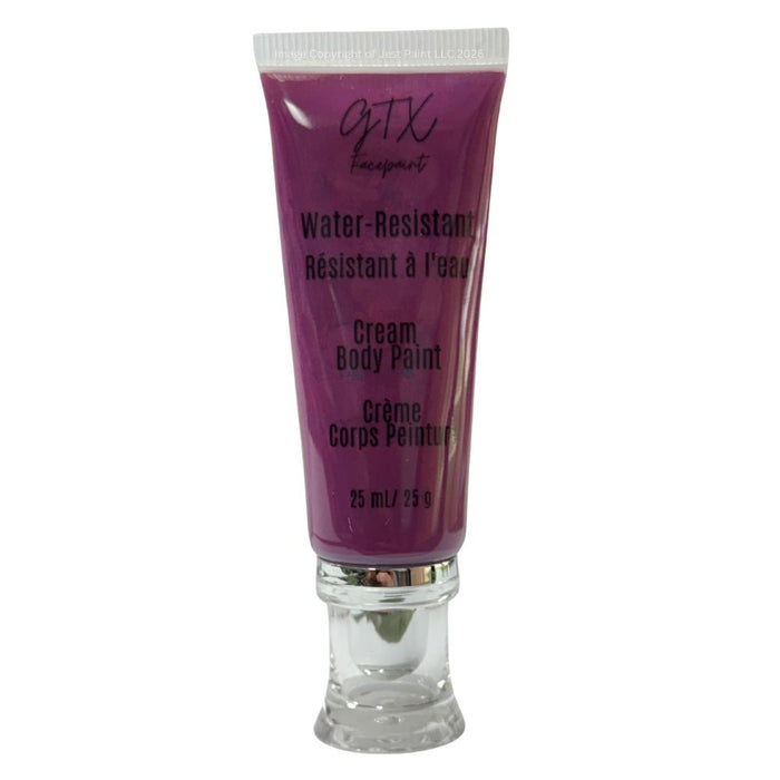 GTX Face Paint | Silicone Based Water Resistant Cream - Plum Pie Purple - 25ml Easy Squeezy Tube