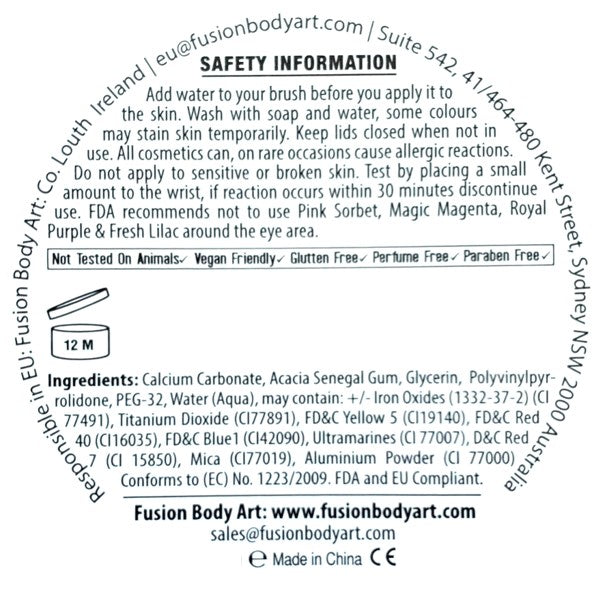 Fusion Body Art Face Paint | Prime Pastel Green 25gr