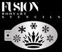 Fusion Body Art | Face Painting Stencil - Princess Snow Queen Crown FS16