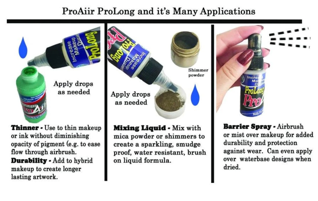 ProAiir Alcohol Based Hybrid Airbrush Paint 4oz - Flo Pink (UV