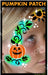 Stencil Eyes / Profiles - Face Painting Stencil - Pumpkin Patch