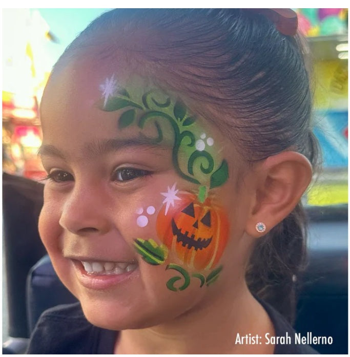 Stencil Eyes / Profiles - Face Painting Stencil - Pumpkin Patch