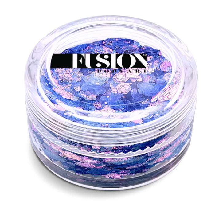 Fusion Body Art | Glitter Creams - PURPLE BUTTERFLIES 10mL