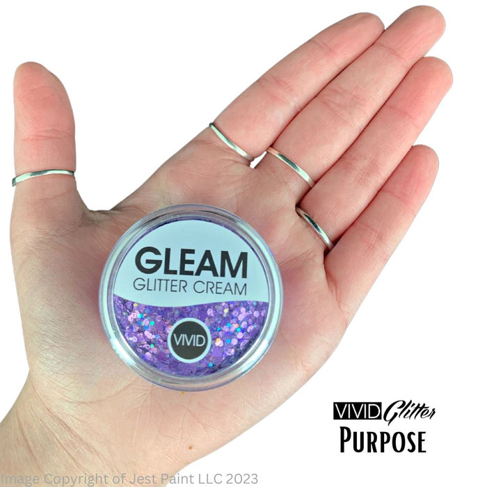VIVID Glitter |  GLEAM Glitter Cream | Large PURPOSE (30gr)