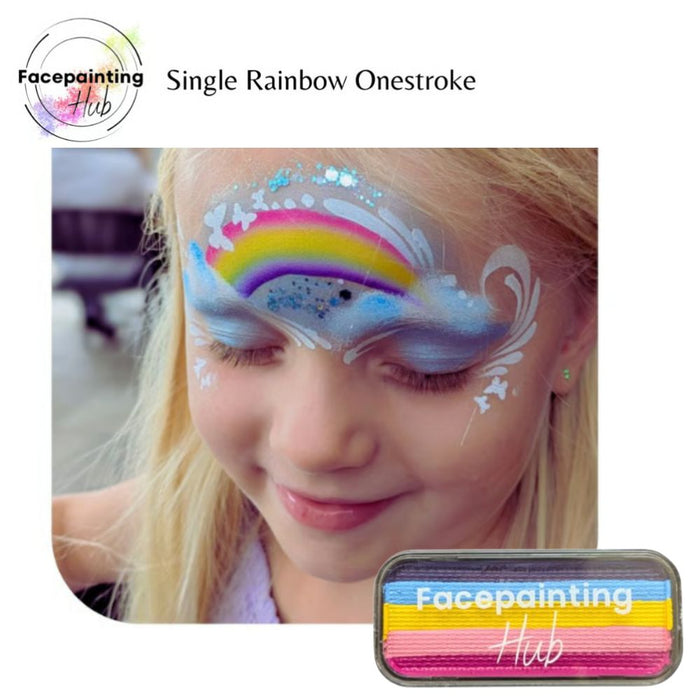 Facepainting Hub |  OneStroke Palette Single Refill - RAINBOW - 14gr