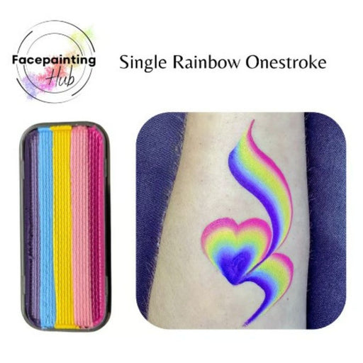 Facepainting Hub |  OneStroke Palette Single Refill - RAINBOW - 14gr