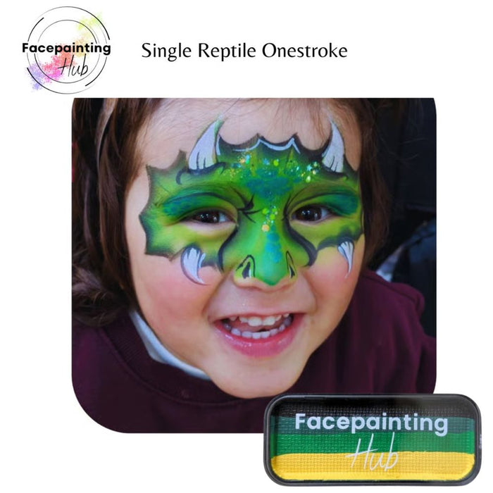 Facepainting Hub |  OneStroke Palette Single Refill - REPTILE - 14gr