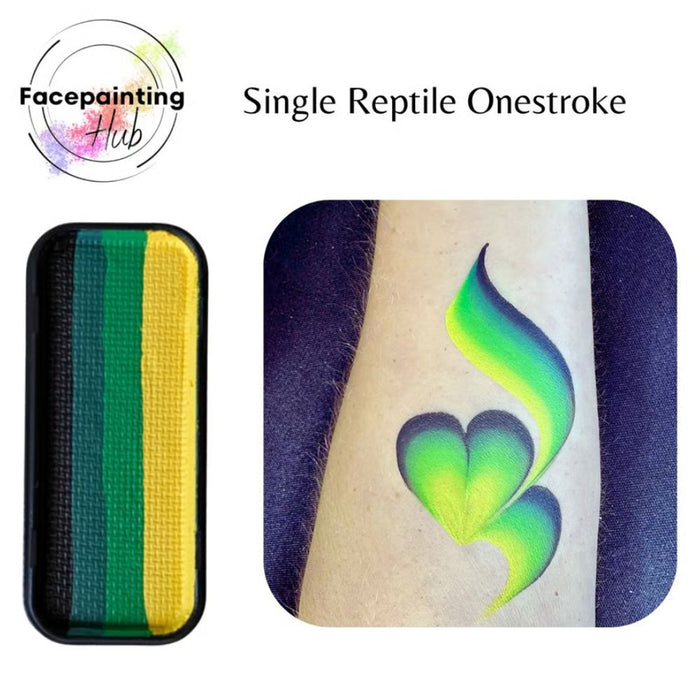 Facepainting Hub |  OneStroke Palette Single Refill - REPTILE - 14gr