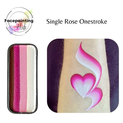 Facepainting Hub |  OneStroke Palette Single Refill -  ROSE -  14gr