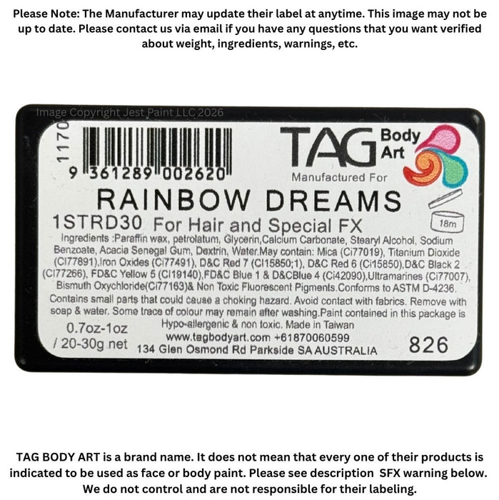 TAG Paint |  1 Stroke - Rainbow Dreams   #44 (SFX - Non Cosmetic)