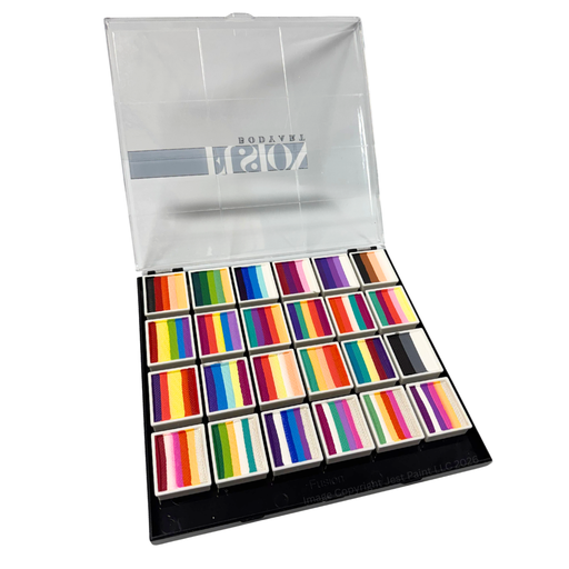 Fusion Body Art | Paleta de pintura facial Spectrum - 24 combinaciones - Rainbow Paradise