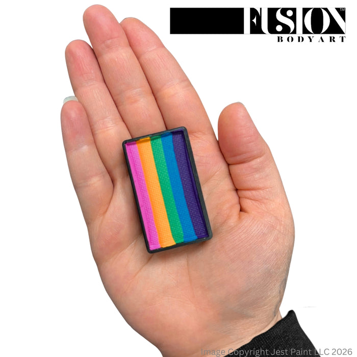 Fusion Body Art Face Paint | Split Cake | Rainbow Ponies by Lodie Up 30gr