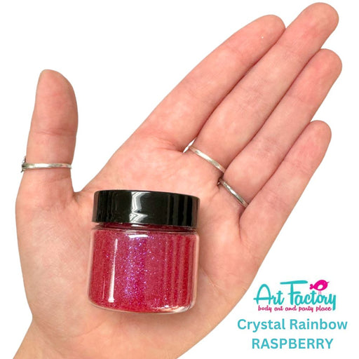 Art Factory | Rainbow Crystal Body Glitter - Raspberry Pink ( Jar 1oz)