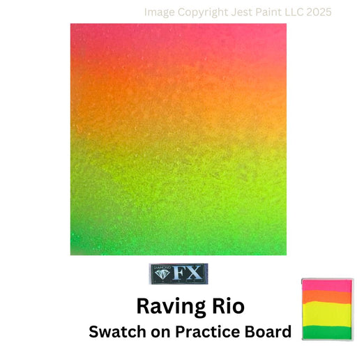 DFX Paint Rainbow Cake - Large Raving Rio (RS50-95) Approx. 50gr #15 (SFX - Non Cosmetic)