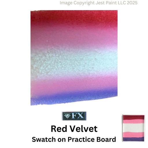 DFX Face Paint Rainbow Cake - Large Red Velvet (RS50-91) Approx. 50gr  #6