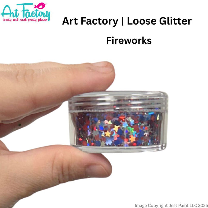 Art Factory | LOOSE Chunky Glitter - FIREWORKS (30ml jar)