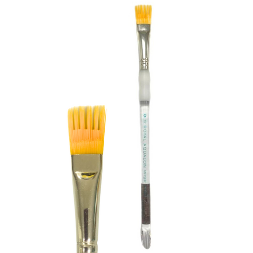 Royal Aqualon Face Painting Brush  | FLAT Wisp - (R2735 - 1/2")