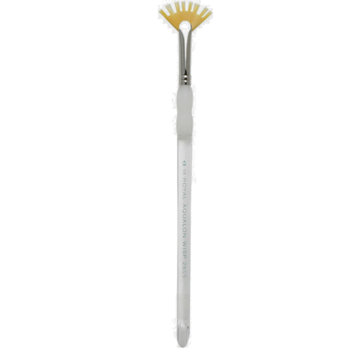 Royal Aqualon Face Painting Brush | Fan Wisp (R2855 1/4" Ferrule) 1 1/4" Spread