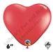 Qualatex Balloons | (43647) 6" HEART Ruby Red - 100ct