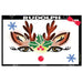 Stencil Eyes - Face Painting Stencil - Rudy Reindeer