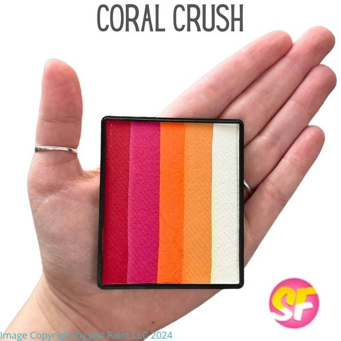 Silly Farm | Face Paint Rainbow Cake -  New Version! - CORAL CRUSH by Lenore Koppelman 45gr