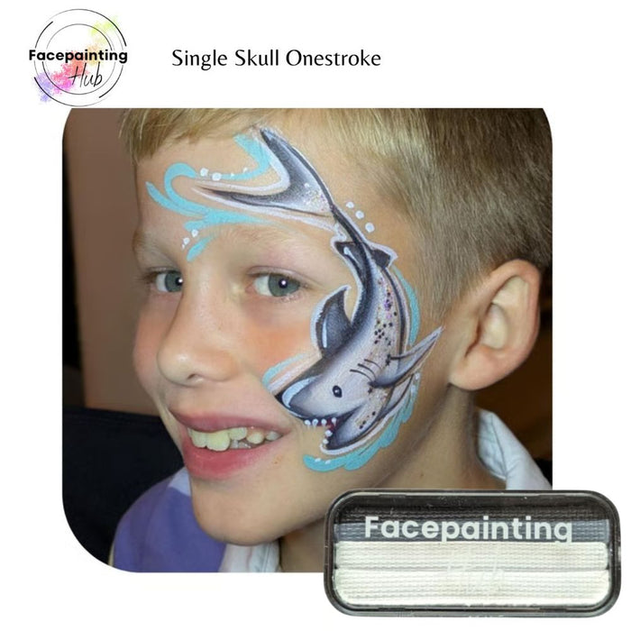 Facepainting Hub |  OneStroke Palette Single Refill - SKULL -  14gr