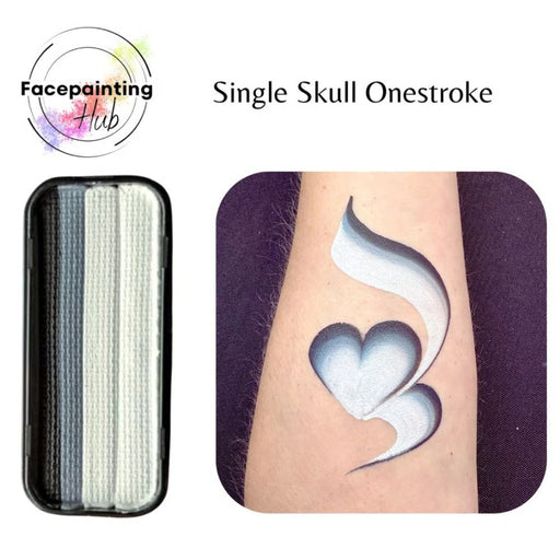 Facepainting Hub |  OneStroke Palette Single Refill - SKULL -  14gr