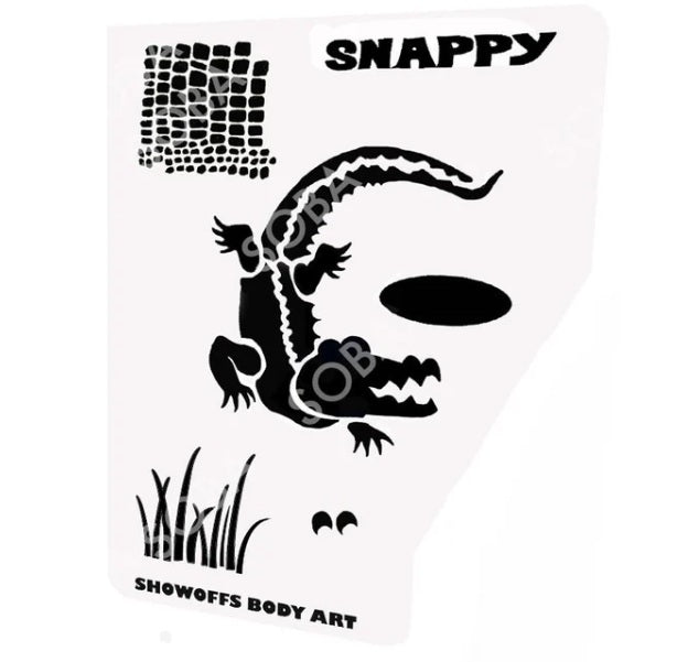 Stencil Eyes / Profiles - Face Painting Stencil - Snappy