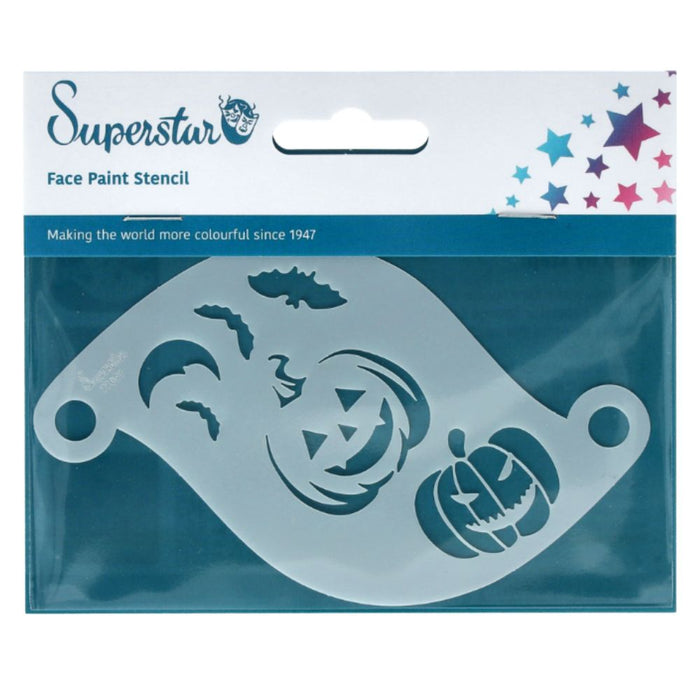 Superstar  | Face Painting Stencil - Spooky Pumpkins 77091