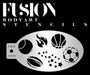 Fusion Body Art | Face Painting Stencil - Sport Stars FS06