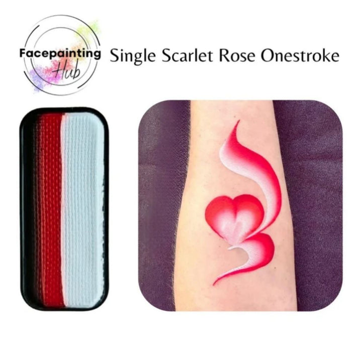 Facepainting Hub |  OneStroke Palette Single Refill - SCARLET ROSE - 14gr