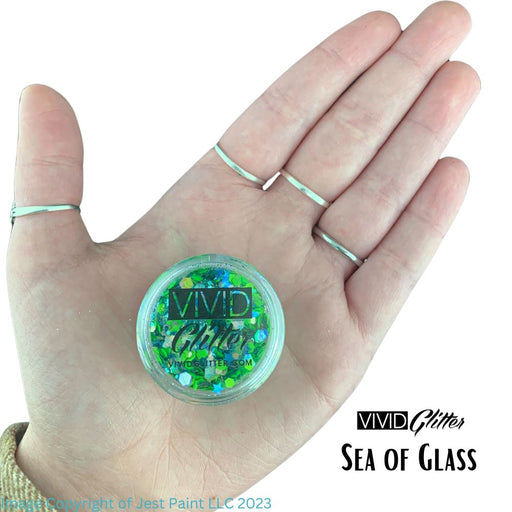VIVID Glitter | Loose Chunky Hair and Body Glitter - Sea of Glass (10gr)