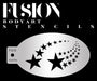 Fusion Body Art | Face Painting Stencil - Shooting Stars FS05