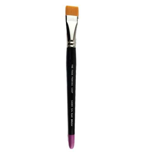 The Face Painting Shop Brush - SHORT 3/4" Flat