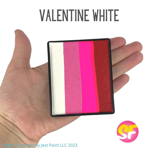 Silly Farm Face Paint Rainbow Cake - Valentine White 50gr