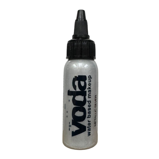 European Body Art | VODA (VIBE) Water Based Airbrush Body Paint  - Metallic Silver  - 1oz